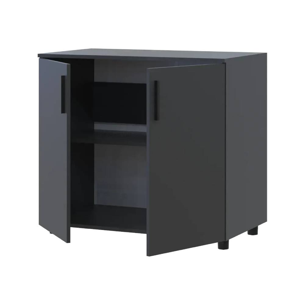Комод Doros Торн Антрацит 2 ДСП 90х51.6х80 (DRS-012086)