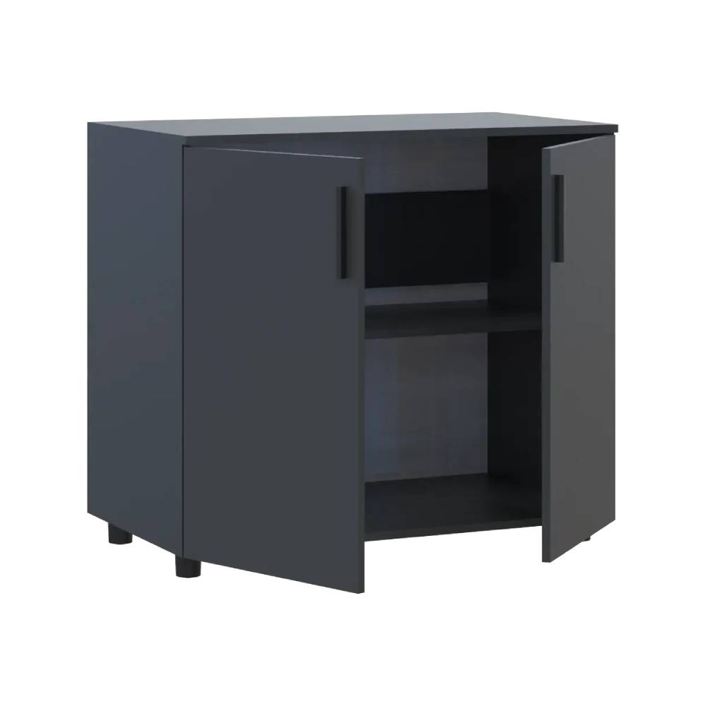 Комод Doros Торн Антрацит 2 ДСП 90х51.6х80 (DRS-012086)