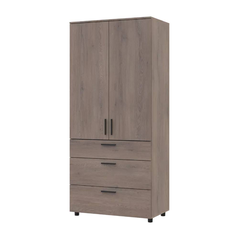 Шкаф для одежды Doros Торн Кремона Канноло 2 ДСП/3Ш (полки) 90х51.6х200 (DRS-012016)