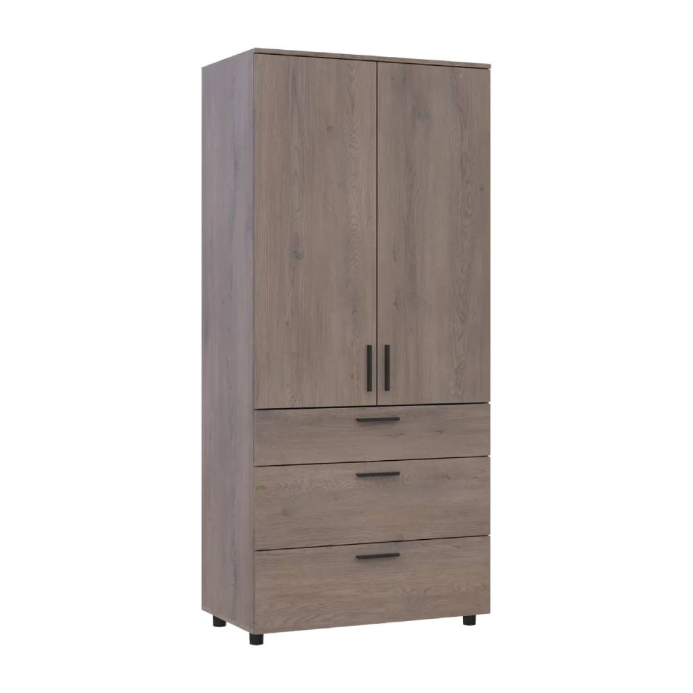 Шкаф для одежды Doros Торн Кремона Канноло 2 ДСП/3Ш (полки) 90х51.6х200 (DRS-012016)