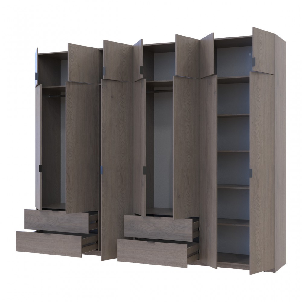 Комплект шаф для одягу Doros Лукас (2 шт.) 295х50х240 см Канноло (DRS-011854)
