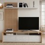 Стiнка Нео Гербор Дуб крафт золотий/Бетон style (GRB-171082)