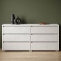 Комод на 6 ящиков LION АРТ-3 160х43х80 см Бетон Style (LION-045421)