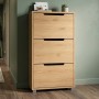Тумба для взуття з ящиками LION ТО-2 70,4x28,2x123,4 см Дуб Артизан (LION-045324)