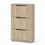 Тумба для обуви с ящиками LION ТО-2 70,4x28,2х123,4 см Дуб Сонома (LION-045344)