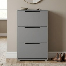 Тумба для обуви с ящиками LION ТО-2 70,4x28,2х123,4 см Серая Мышь (LION-045364)