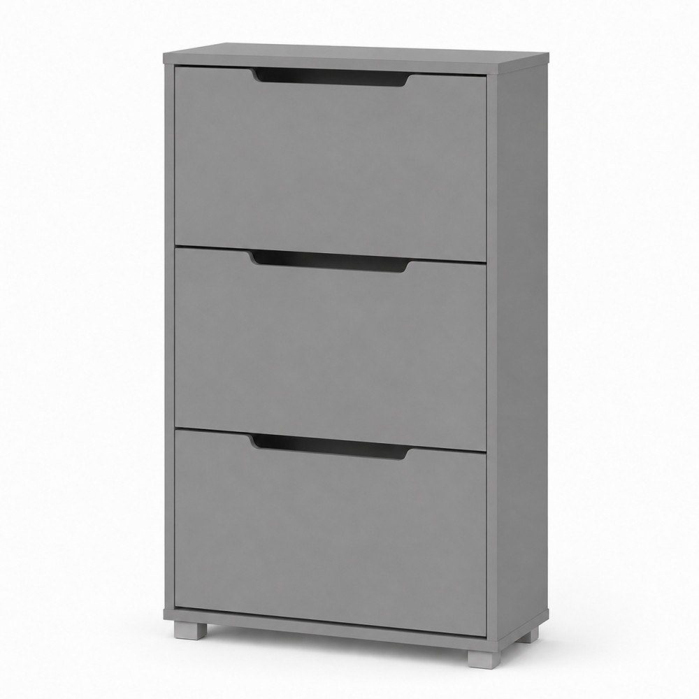 Тумба для обуви с ящиками LION ТО-2 70,4x28,2х123,4 см Серая Мышь (LION-045364)
