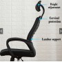 Крісло комп'ютерне Perfect Home BO-004BB Чорний (PFH-092126)