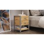 Тумба универсальная Ferrum-decor Вивьен 2/1 50x41x40 серый ДСП Дуб Артизан 16мм (FRD-106869)