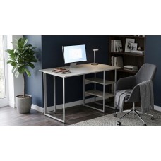 Стіл письмовий Кевин Ferrum-decor 75x100x60 Сірий метал ДСП Кашемір 16 мм (FRD-108119)