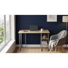 Стіл письмовий Кевин Ferrum-decor 75x120x70 Сірий метал ДСП Дуб Кремона Торро 16 мм (FRD-108179)