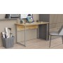 Компьютерный стол Ferrum-decor Коди 75x120x70 серый ДСП Дуб Артизан 16мм (FRD-107189)