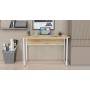 Компьютерный стол Ferrum-decor Коди 75x140x70 белый ДСП Дуб Артизан 16мм (FRD-107199)