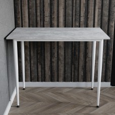 Універсальний стіл Prime Ferrum-decor 750x1000x600 Білий метал ДСП Бетон 16 мм (FRD-107689)