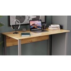 Комп'ютерний стіл Ferrum-decor Курт 75x140x60 сірий ДСП Дуб Артизан 16 мм (FRD-107159)