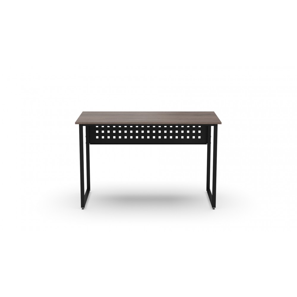 Стол письменный Майк Ferrum-decor 75x100x60 Черный металл ДСП Дуб Кремона Канолло 16 мм (FRD-108189)