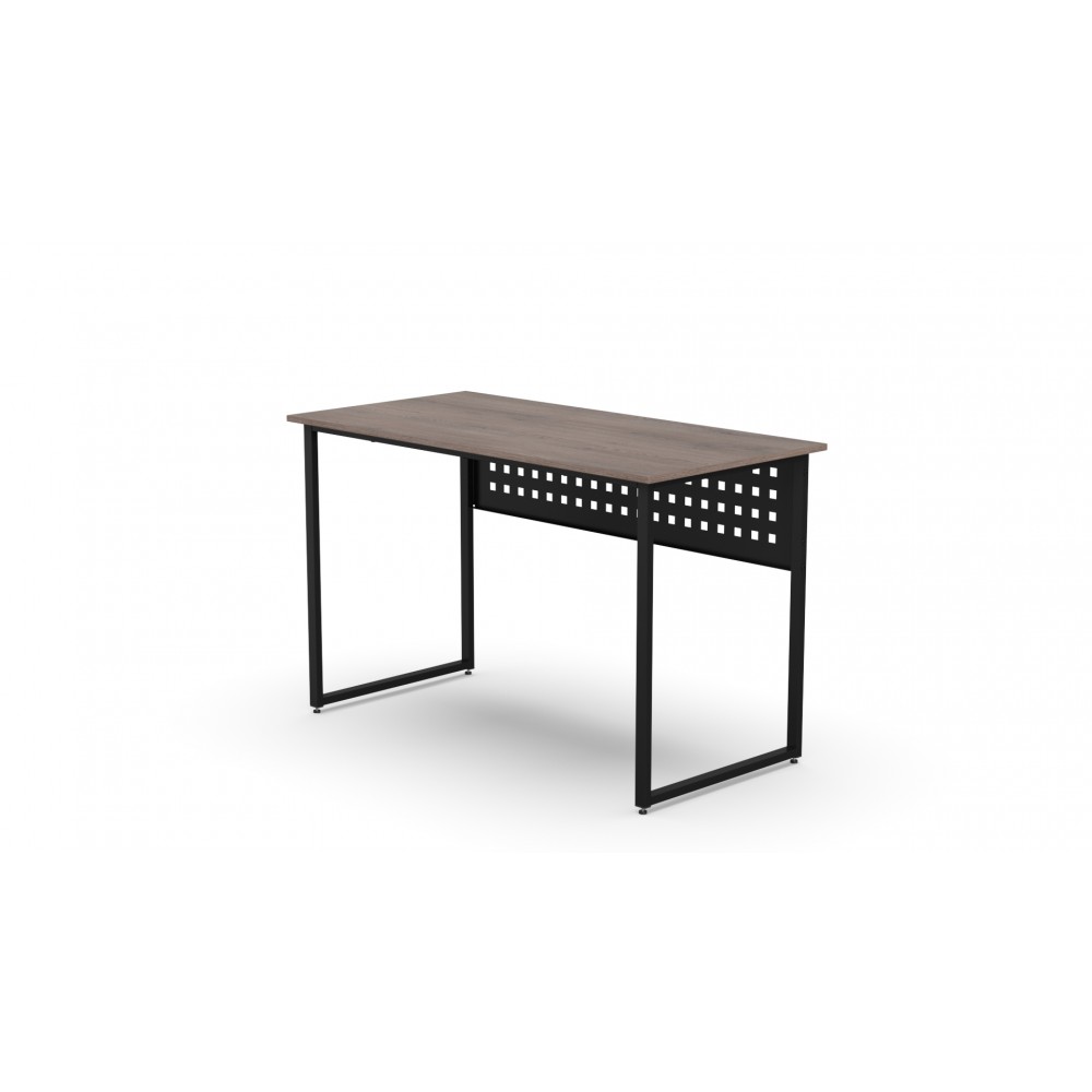 Стол письменный Майк Ferrum-decor 75x100x60 Черный металл ДСП Дуб Кремона Канолло 16 мм (FRD-108189)