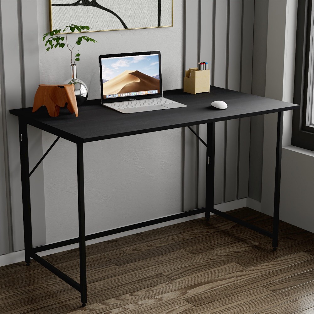 Стол раскладной Морис Ferrum-decor 750x900x500 Черный металл ДСП Каштан Арвадонна 16 мм (FRD-107499)