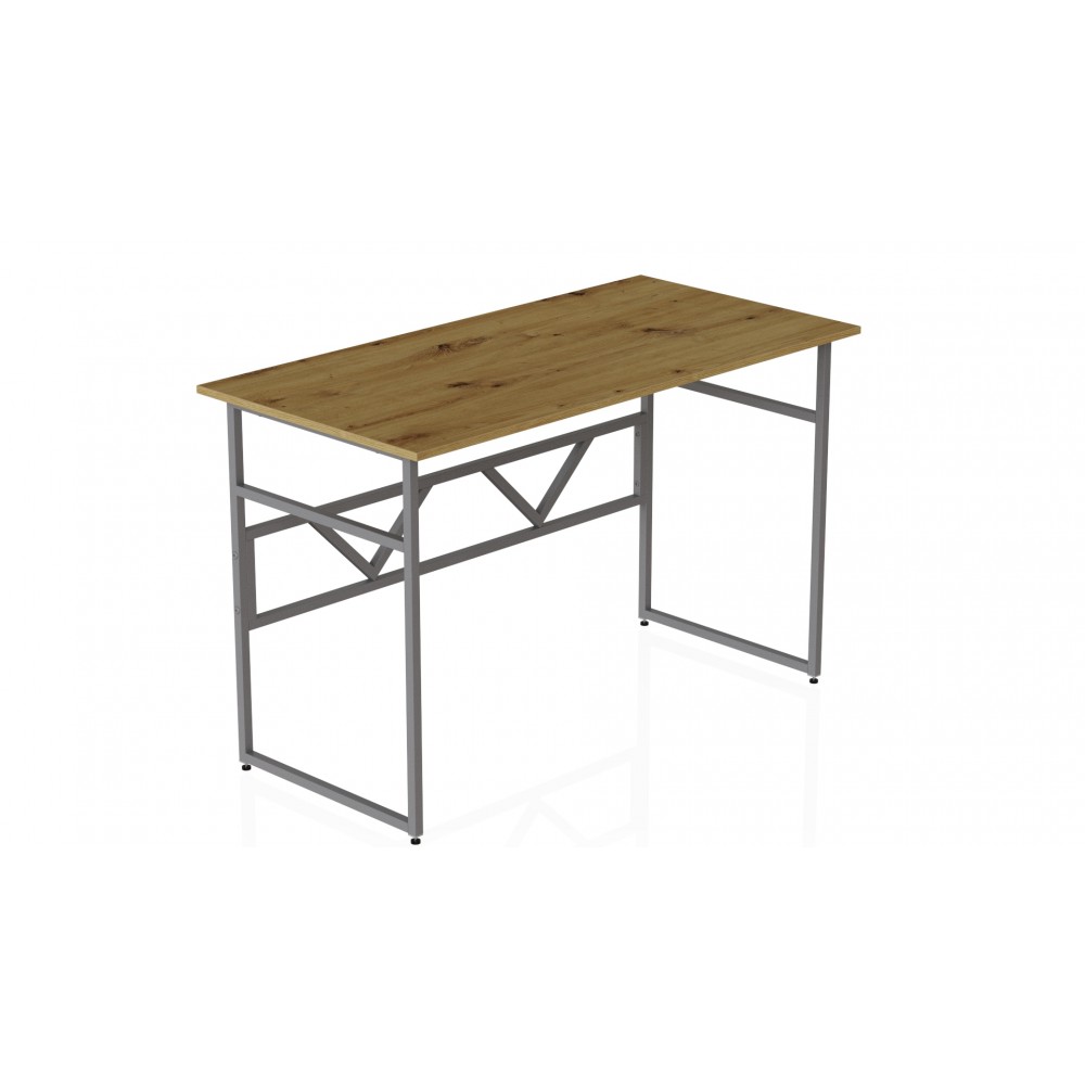 Компьютерный стол Ferrum-decor Раян 75x100x70 серый ДСП Дуб Артизан 32мм (FRD-107069)