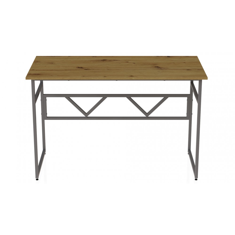 Компьютерный стол Ferrum-decor Раян 75x100x70 серый ДСП Дуб Артизан 32мм (FRD-107069)