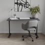 Стол письменный Space Ferrum-decor 750x1200x700 Черный металл ДСП Каштан Арвадонна 16 мм (FRD-107919)