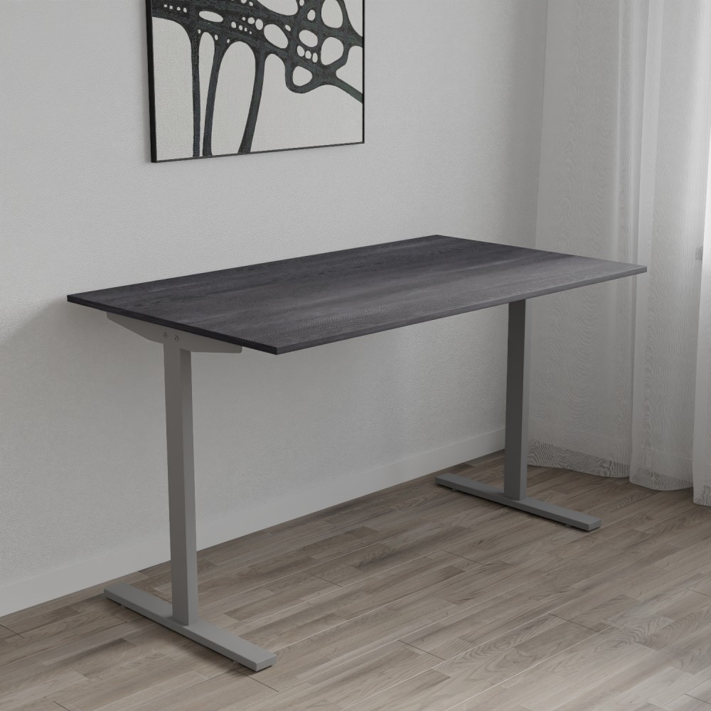 Стол письменный Space Ferrum-decor 750x1200x700 Серый металл ДСП Каштан Арвадонна 16 мм (FRD-107929)