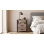Тумба універсальна Ferrum-decor Вів'єн 2/2 50x41x40 чорний ДСП Дуб Кремона Канолло 16 мм (FRD-107759)