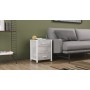 Тумба універсальна Ferrum-decor Вів'єн 3 50x41x40 білий ДСП Бетон 16 мм (FRD-106929)
