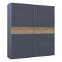 Шкаф купе Doros G-Caiser Антрацит / Антрацит вставка Дуб Эвок 2 ДСП / 5 частей 220х60х240 (42005420) (DRS-012253)