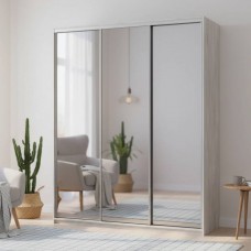 Шафа-купе Doros City Light Сосна Натти 3 Дзеркала 180х60х225 (DRS-011970)
