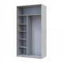 Шафа-купе Doros Сити Лайт Сосна Натти 2 Дзеркала 120х60х225 (DRS-011960)
