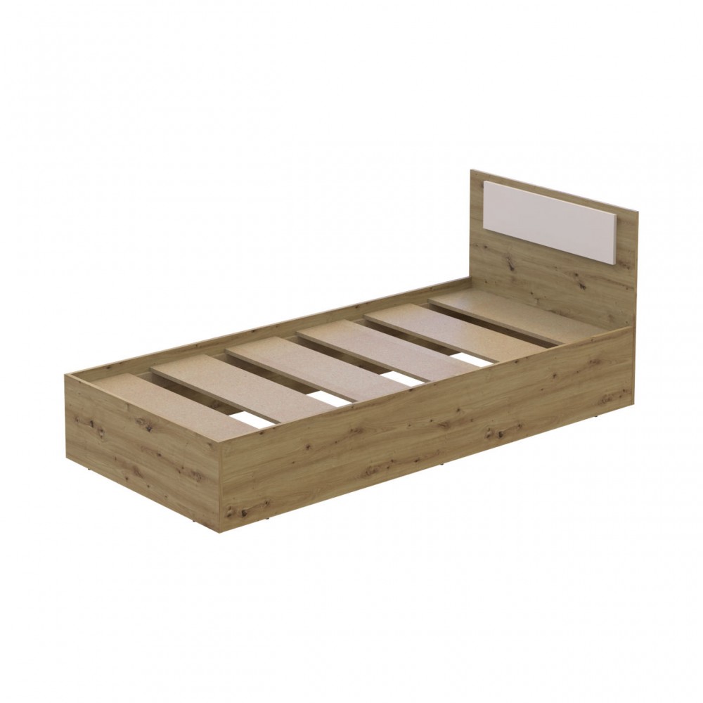 Кровать Doros Ронди Односпальная Дуб Артизан/Кашемир 90×200 (44900529) (DRS-012167)