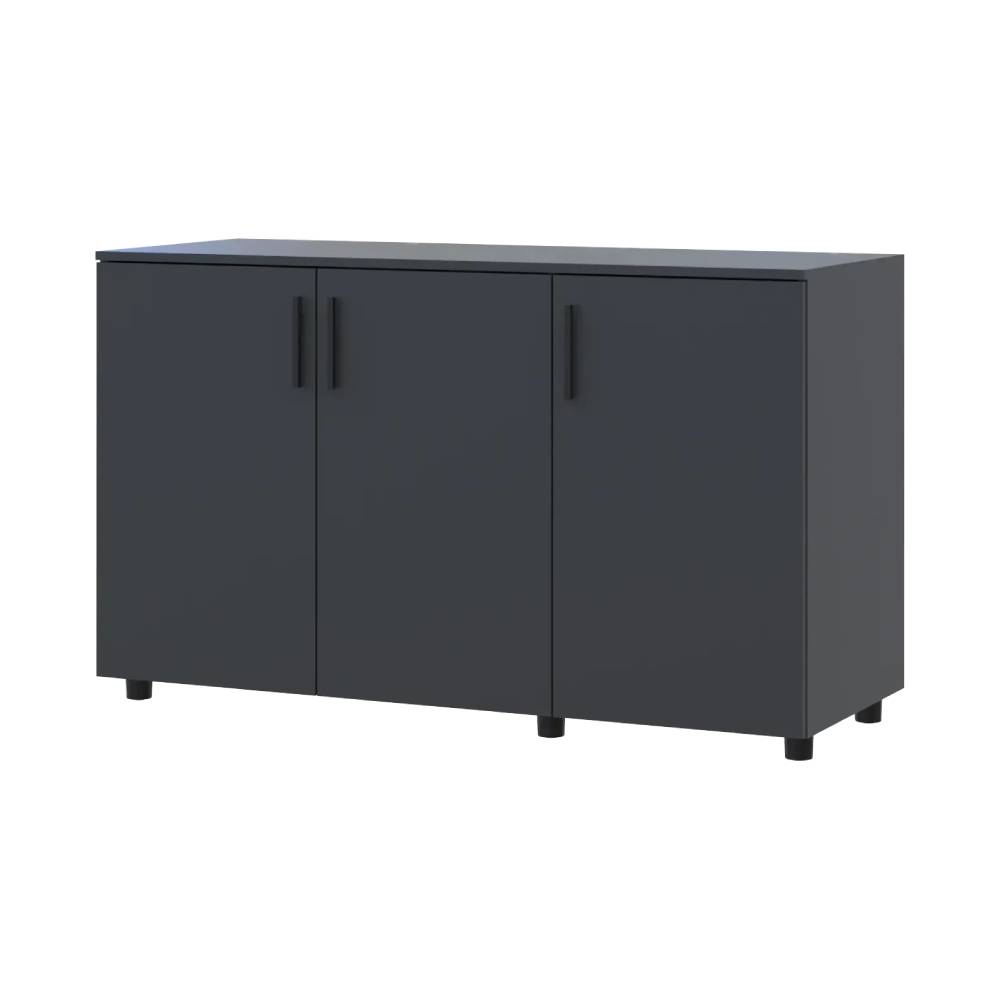 Комод Doros Торн Антрацит 3 ДСП 135х51.6х80 (DRS-012097)