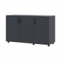 Комод Doros Торн Антрацит 3 ДСП 135х51.6х80 (DRS-012097)