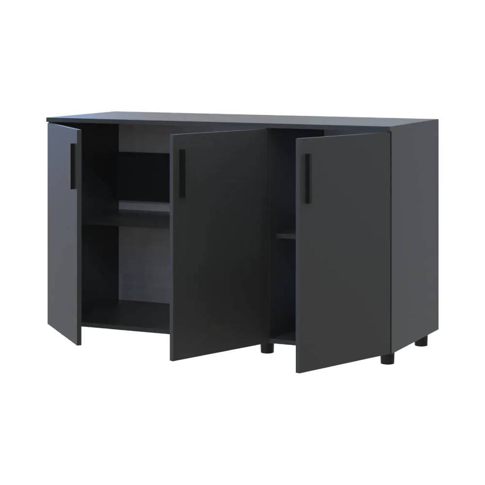 Комод Doros Торн Антрацит 3 ДСП 135х51.6х80 (DRS-012097)