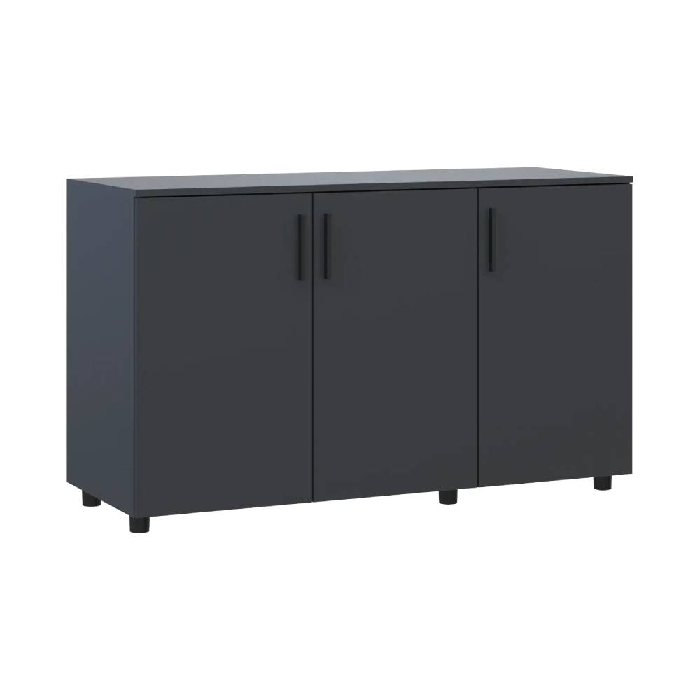 Комод Doros Торн Антрацит 3 ДСП 135х51.6х80 (DRS-012097)