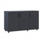 Комод Doros Торн Антрацит 3 ДСП 135х51.6х80 (DRS-012097)