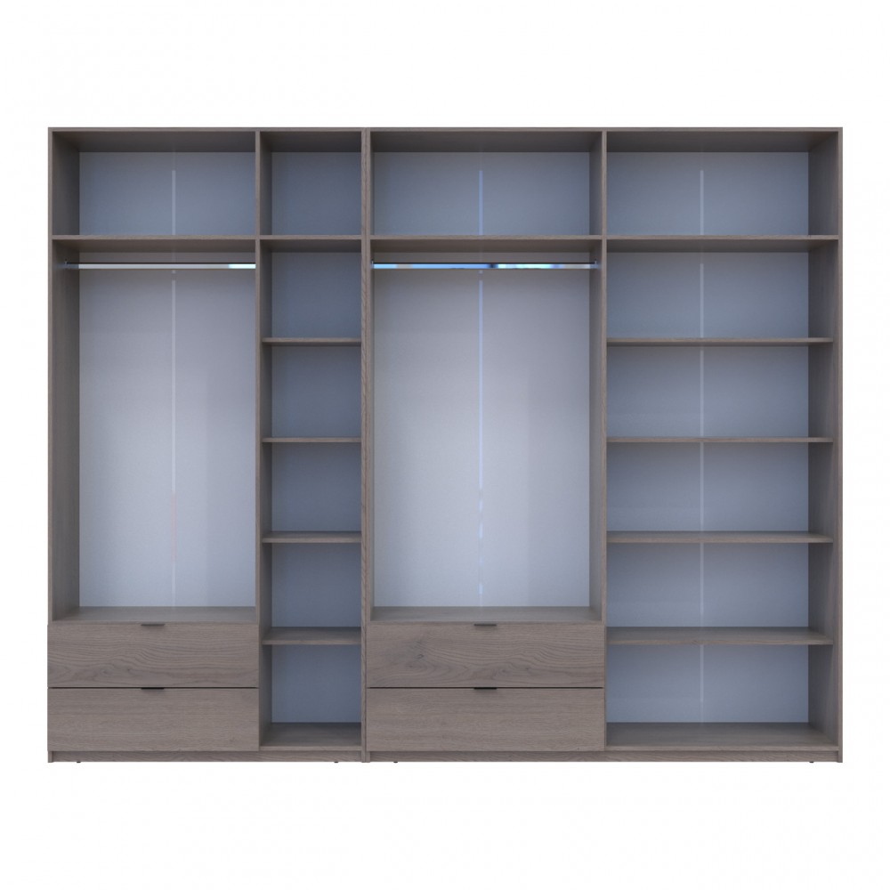 Комплект шкафов для одежды Doros Лукас (2 шт.) 300х50х240 см Канноло (DRS-011855)