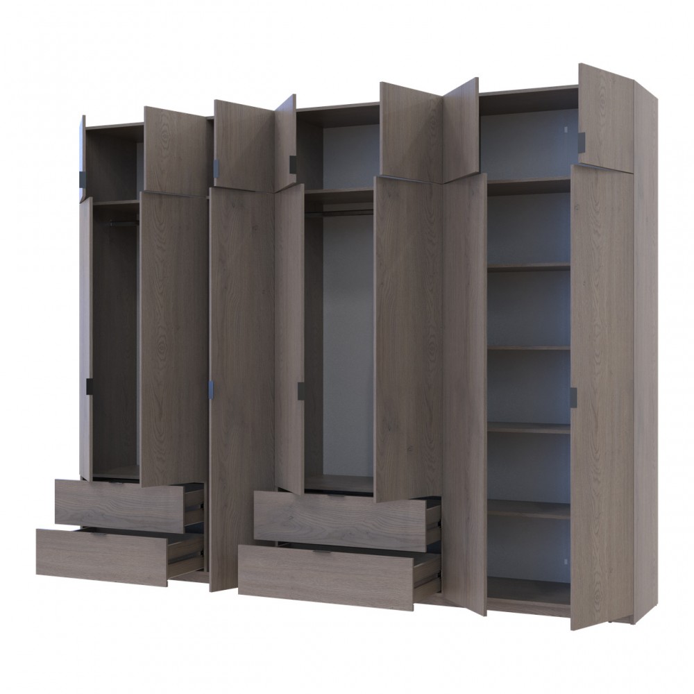 Комплект шкафов для одежды Doros Лукас (2 шт.) 300х50х240 см Канноло (DRS-011855)