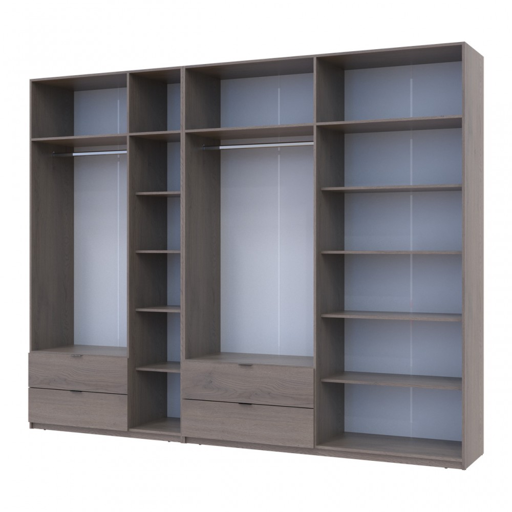 Комплект шкафов для одежды Doros Лукас (2 шт.) 300х50х240 см Канноло (DRS-011855)