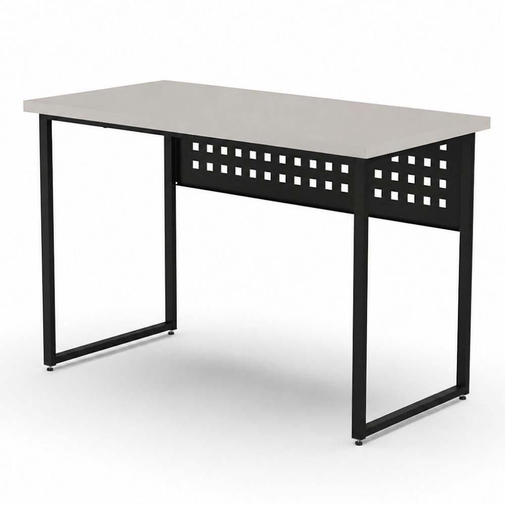 Стол письменный Майк Ferrum-decor 75x140x70 Черный металл ДСП Кашемир 32 мм (FRD-108330)