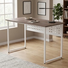 Стіл письмовий Майк Ferrum-decor 75x140x70 Білий метал ДСП Дуб Кремона Канолло 16 мм (FRD-108220)