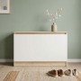 Тумба для взуття Верто Гербор KOM1K 1 дверка Дуб сонома/Кашемір (GRB-171147)