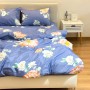 Комплект постельного белья Поликотон LeLIT P-0104 Синий Семейный (LLT-111231)