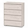 Комод на 4 ящика LION АРТ-2 80х43х105 см Самоа дымчатый (LION-045390)