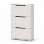 Тумба для взуття з ящиками LION ТО-2 70,4x28,2x123,4 см Бетон Style (LION-045312)