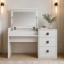 Туалетний столик із дзеркалом LION Трюмо-2 105х50х75 см Бетон Style (LION-045441)
