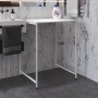 Стеллаж полка Бафрум 401 Ferrum-decor для стиральной машины 90x70,5x60,5 Белый металл ДСП Белый 16 мм (FRD-107360)