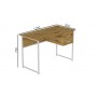 Компьютерный стол Ferrum-decor Дакота 75x120x70 белый ДСП Дуб Артизан 32мм (FRD-107270)