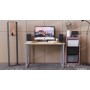 Компьютерный стол Ferrum-decor Дейв 75x120x60 серый ДСП Дуб Артизан 32мм (FRD-107040)